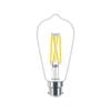 Philips ST64 B22 LED 806lm Clear 6W Filament