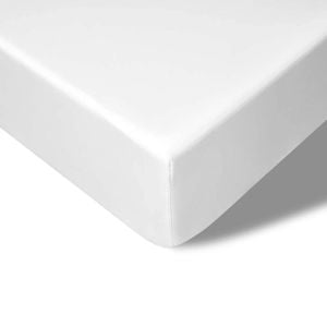 Accessorize Bedroom Collection Bamboo Cotton Fitted Sheet White