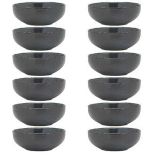 12PK Ecology Element Stoneware Bowl Tableware 11cm - Raven