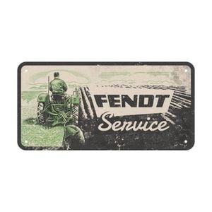Nostalgic-art Hanging Sign Fendt Field Service 20x10cm Steel Vintage Plaque