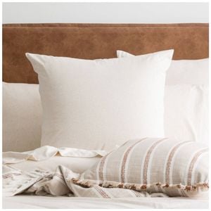Renee Taylor Comfort T’s Organic Cotton Jersey European Pillowcase Oatmeal
