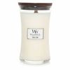 WoodWick Candle - Large White Teak