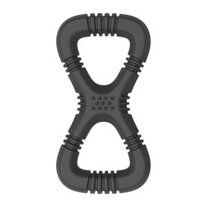 Gladiator Large Black Tug Rubber Dog Toy