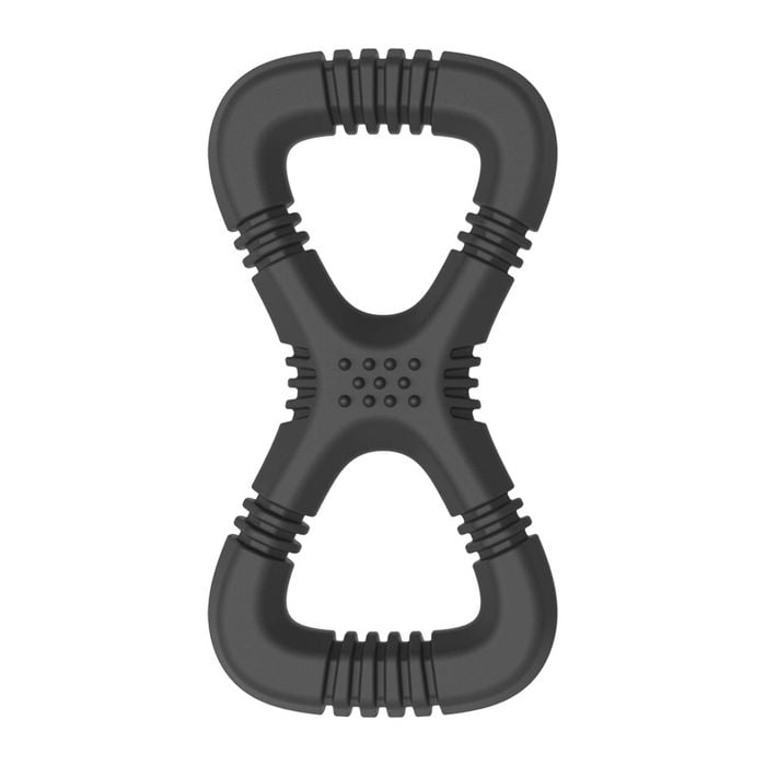 Gladiator Large Black Tug Rubber Dog Toy