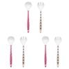 3x 2pc Porto Sole Outdoor Entertaining Salad Servers 29cm Multi-Coloured