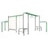Lifespan Kids Junior Jungle Monsoon - Flying Fox with Climbing Net & Rope