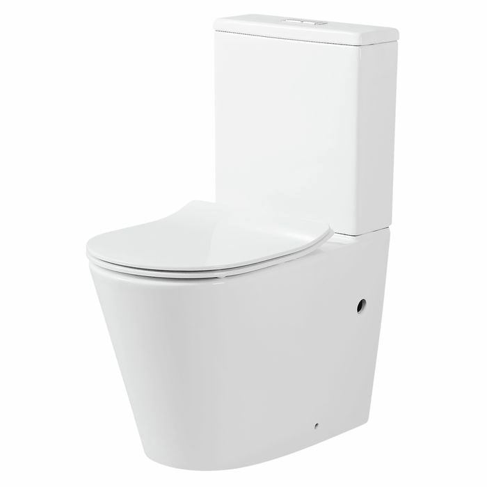Mondella WELS 4 Star 3.4L/min Concerto Back to Wall Rimless Toilet Suite
