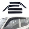 AUSGO Injection Weather Shields for Toyota Land Cruiser Landcruiser 80 Series LC80 1990-1998 Weathershields Window Visors