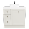 New England Joinery 900mm Diadem Centre Basin Freedom Top Floor Standing Vanity