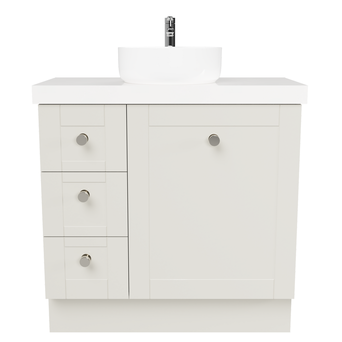 New England Joinery 900mm Diadem Centre Basin Freedom Top Floor ...