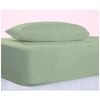 The Lighthouse Washed Cotton Combo Bed Set W/ Pillowcase King Single Sage Green