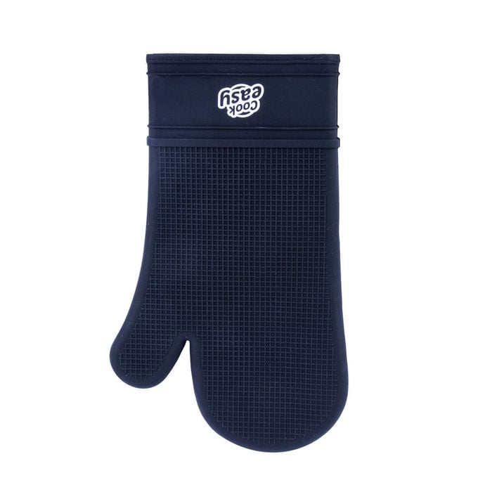Cook Easy Silicone Oven Mitt Kitchen Baking Gloves - Black