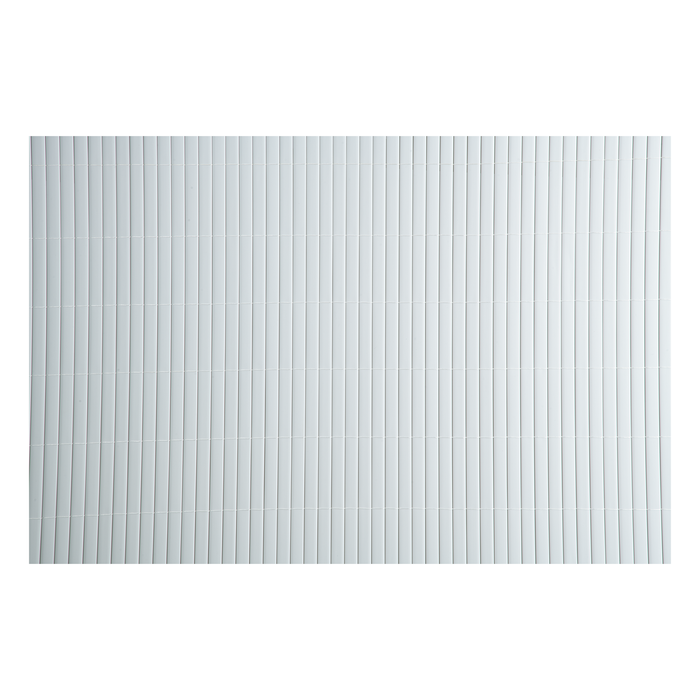 Eden 1.8 x 3m White PVC Garden Screening With Capping