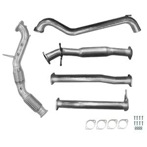 Ignite Exhausts Turbo Back For Ford Ranger Px2/px3 3.2l Cat & Hotdog Raw Aluminised Steel