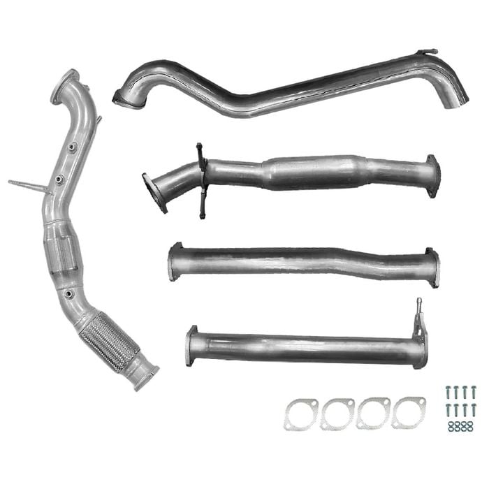 Ignite Exhausts Turbo Back For Ford Ranger Px2/px3 3.2l Cat & Hotdog Raw Aluminised Steel