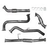 Ignite Exhausts Turbo Back For Nissan D40 Navara 2.5l Manual 3" Cat & Hotdog Raw Aluminised Steel