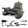 Costway Inflatable Water Fishing Tube Boat W/hand Pump Paddle