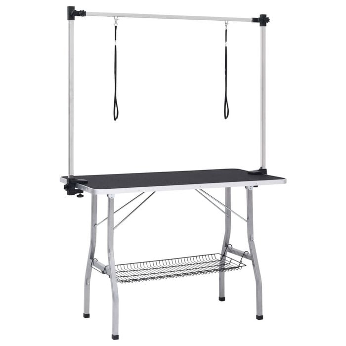 Premium Pet Shower Grooming Table with Adjustable Rack