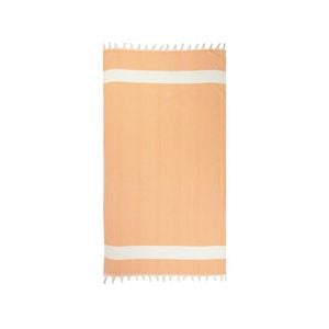 Orange Turkish Beach Towel - 100cm x 160cm
