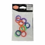 Taskmaster 22mm Key Identifiers Assorted Colours - 10 Pack