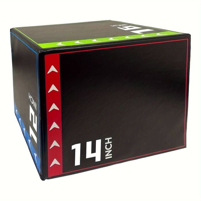 NNETM Versatile 3-in-1 Jump Box & Fitness Step(Black)