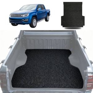 Signature Honeycomb UTE Tub Mat Tray Liner for VolksWagen Amarok Dual Cab 2010 - 2022 2H, 2H Facelift - Black