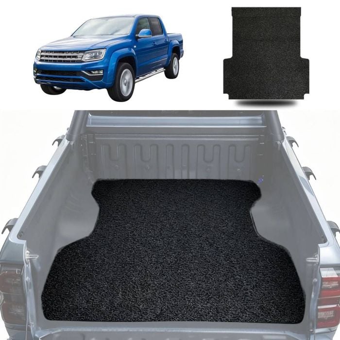 Signature Honeycomb UTE Tub Mat Tray Liner for VolksWagen Amarok Dual Cab 2010 - 2022 2H, 2H Facelift - Black
