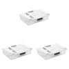 3PK Boxsweden 32.5cm Crystal Undershelf Fridge Drawer Large - White
