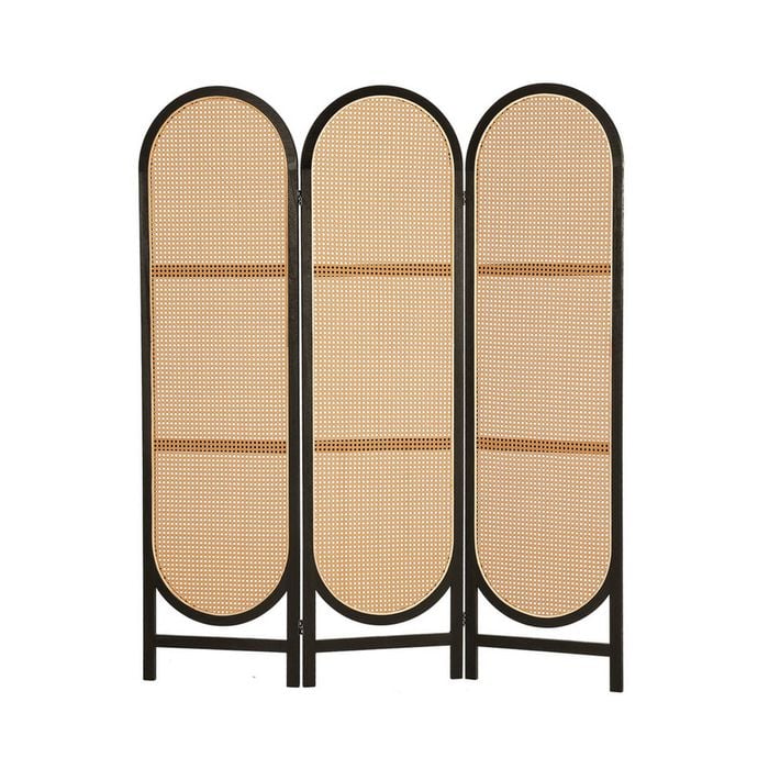 Artiss 3 Panel Room Divider Screen Brown