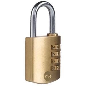 Yale 40mm Brass Combination Padlock