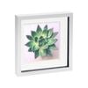 Nicola Spring 10" x 10" White 3D Box Photo Frame - 8" x 8" Mount