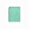 Miss April Green Striped 80x55 Bath Mat