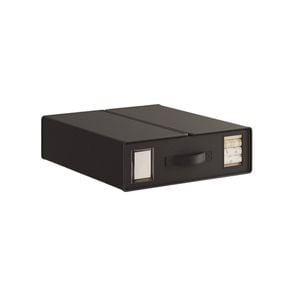 Kitchee Foldable Bed Sheet Storage Box - Linen + Closet Organiser Black