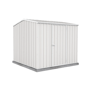 Absco Sheds 2.26 x 2.26 x 2.0m Surfmist Premier Single Door Garden Shed