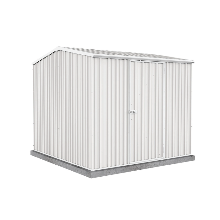 Absco Sheds 2.26 x 2.26 x 2.0m Surfmist Premier Single Door Garden Shed
