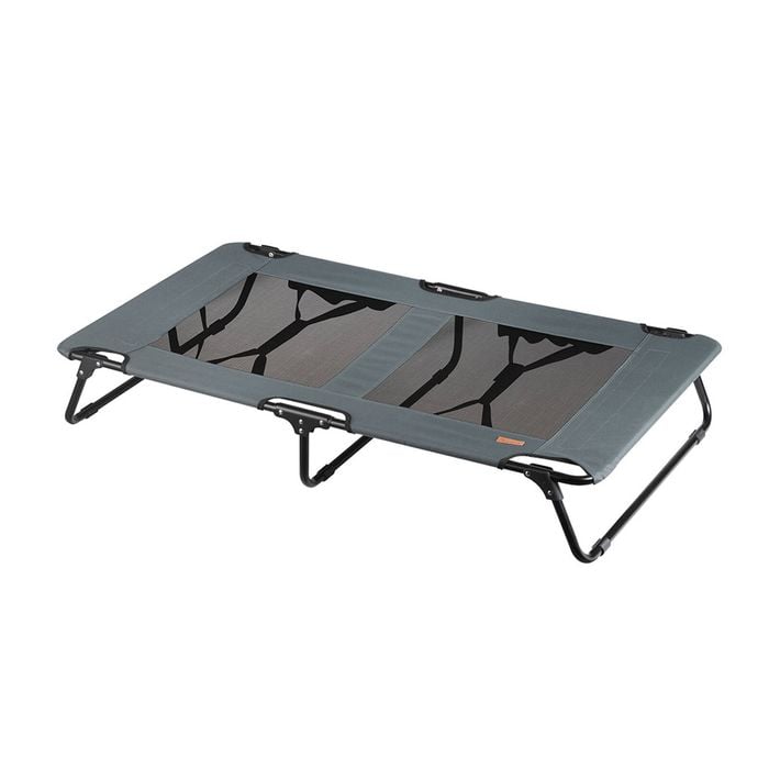 Tedi's Foldable Elevated Dog Bed with Handle XL Size in Dark Grey