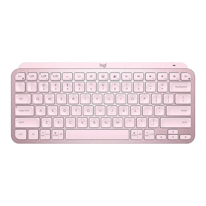 Logitech Mx Keys Mini Minimalist Wireless Illuminated Keyboard - Rose [920-010507]