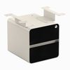 Desky Minimal Under Desk Cabinet Wheat Frame