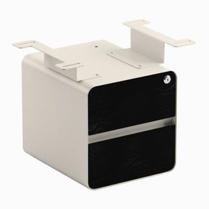 Desky Minimal Under Desk Cabinet Wheat Frame