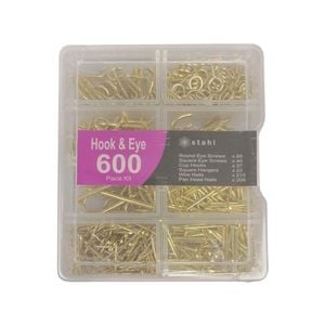 Stahl 600 Piece Assorted Hook And Eyescrew Kit
