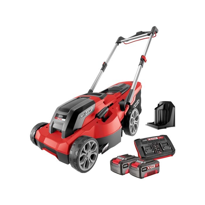 Ozito PXC 36V (2 x 18V) 380mm Brushless Lawn Mower 4.0Ah Kit PXBTMK-2438