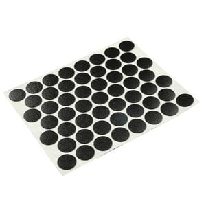 Hafele 14mm Diameter Black Cover Caps - 52 Pack