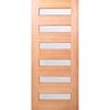Woodcraft 2040 x 820 x 40mm Entrance Door St Clair Frosted Glass SD017