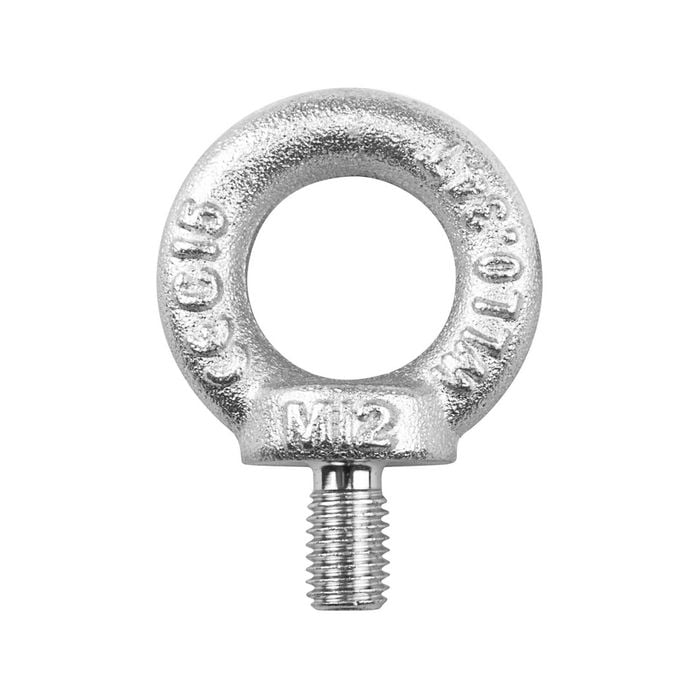 Pinnacle 50 x 73 x 13mm M12 Zinc Plated Eye Bolt