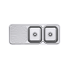 Estilo Double Right Hand Bowl Inset Sink With Drainer