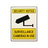 Brutus Security Notice Surveillance Cameras In Use 300 x 225mm Plastic Sign