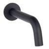 Mondella Matte Black Resonance Curved Bath Spout