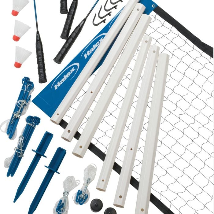 Regent Halex Premier 4-Player Badminton Set w/ Poles & Net