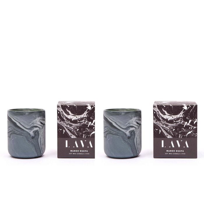 2PK Serenity Lava 130g Small Scented Soy Wax Candle - Mango Guava ...