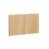 Kaboodle 800mm Oak Latte Modern Farmhouse Sink Doors - 2 Pack